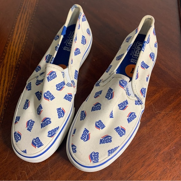 Keds Logo All Over Slip-on Sneakers - Picture 2 of 9